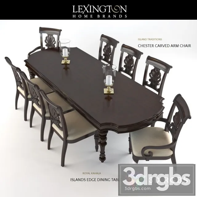 Lexington Table and Chair 3D Model Download