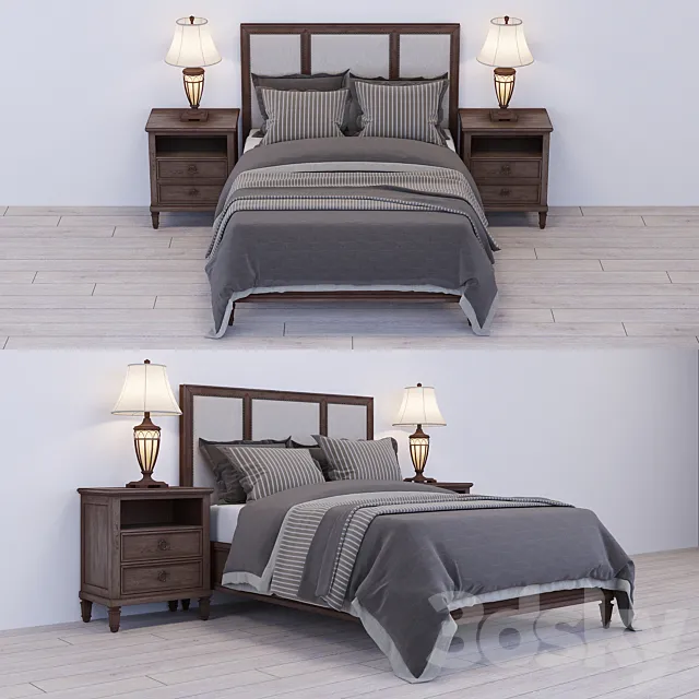 Lexington – Vintage Bed Set-2 3DModel