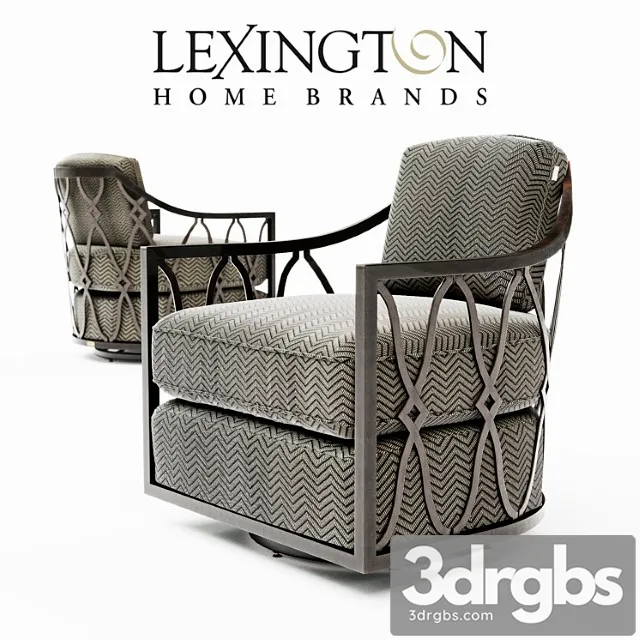 Lexingtone swivel chair 3D Model Download