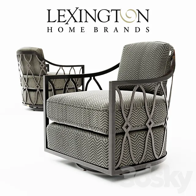 Lexingtone Swivel chair 3D Model