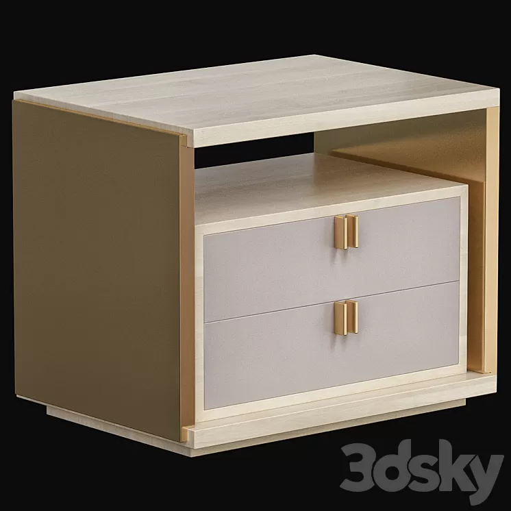 Lexton Bedside Table Frato Interiors 3D Model