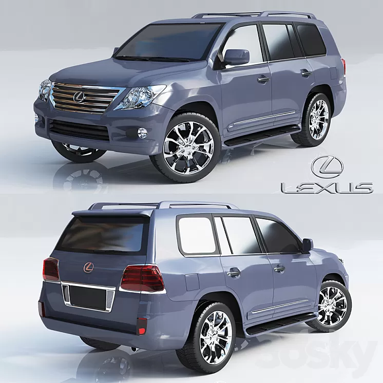 Lexus LX 570 3D Model