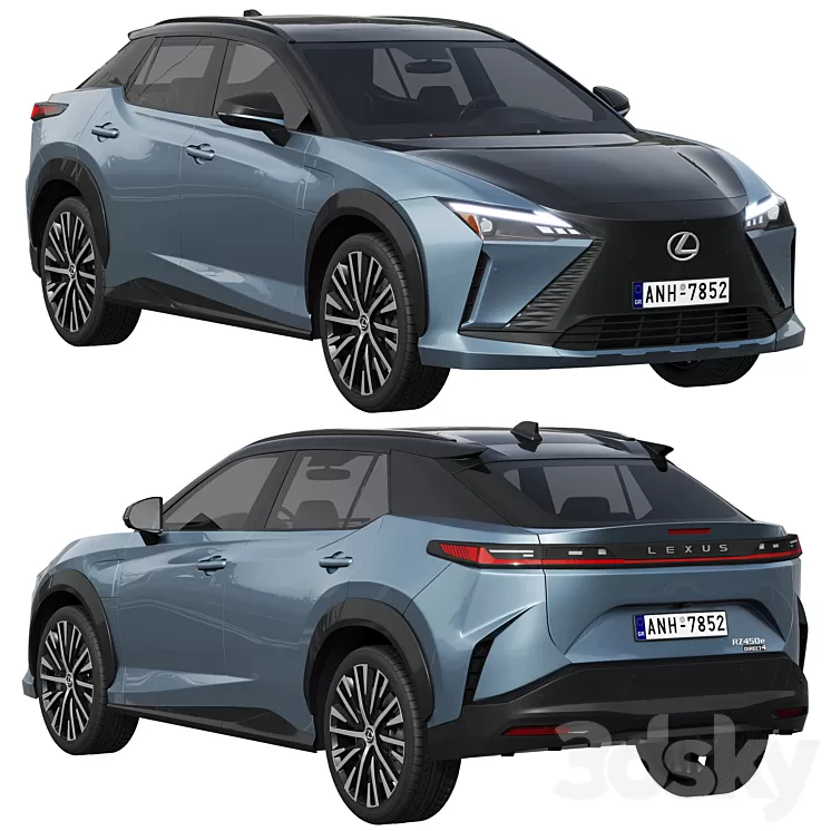 Lexus RZ 450e 2023 3D Model