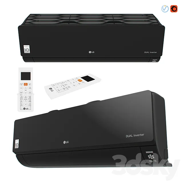 LG ARTCOOL Mirror – AC12BQ 3DModel