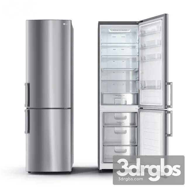 LG Fridge 2 3D Model Download