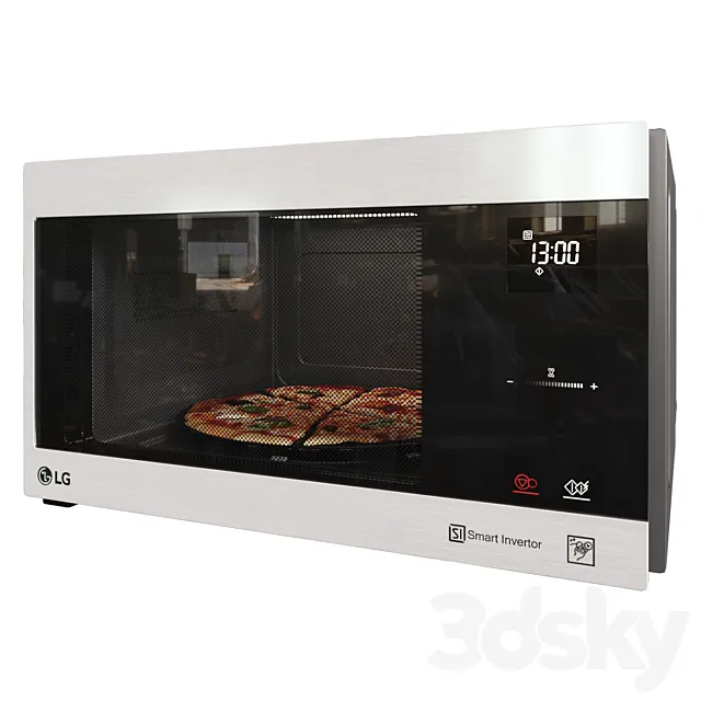 LG MH6595CIS Neo?hef Microwave 3DModel LG MH6595CIS Neo?hef Microwave 3DModel
