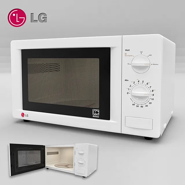 LG microwave oven 3DModel LG microwave oven 3DModel