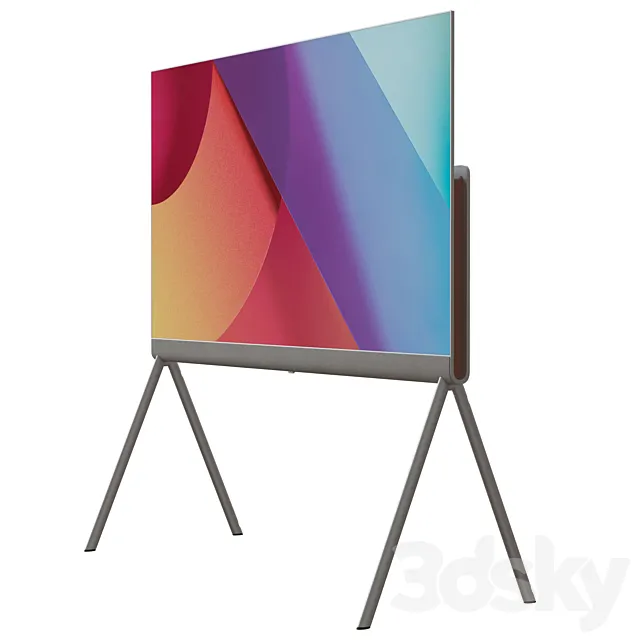 LG OLED Objet Collection Pose 55″ 3D Model