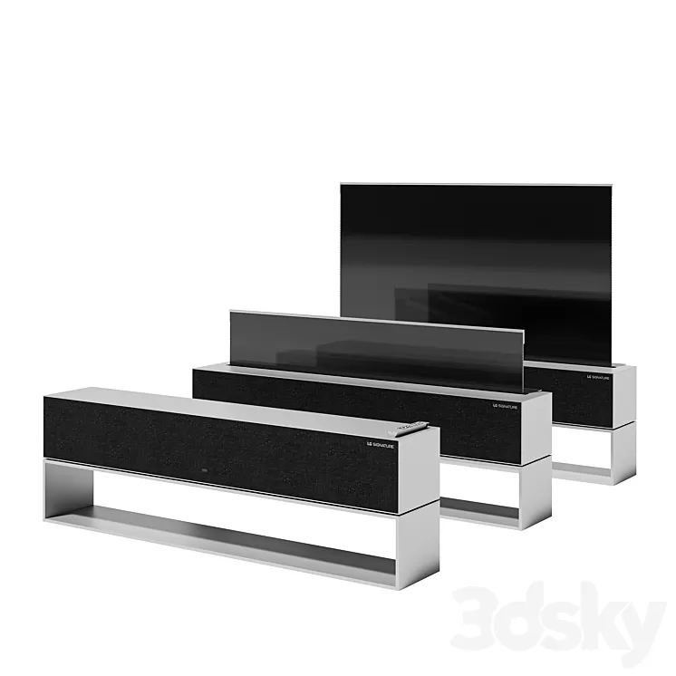 Lg Signature Oled Tv R 3D Model Free Download