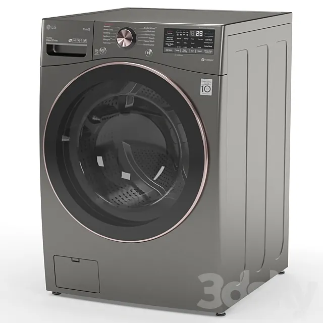 LG Washing machine WM4000HBA 3D Model