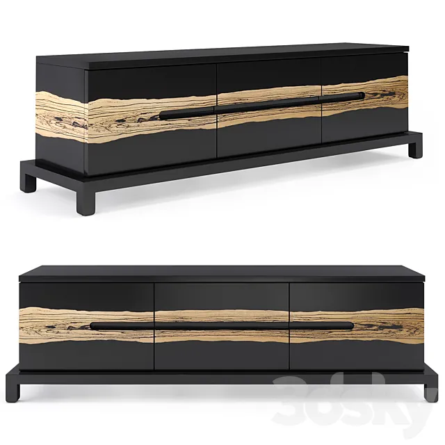 Liaigre Bora Low Cabinet 3D Model Liaigre Bora Low Cabinet 3D Model