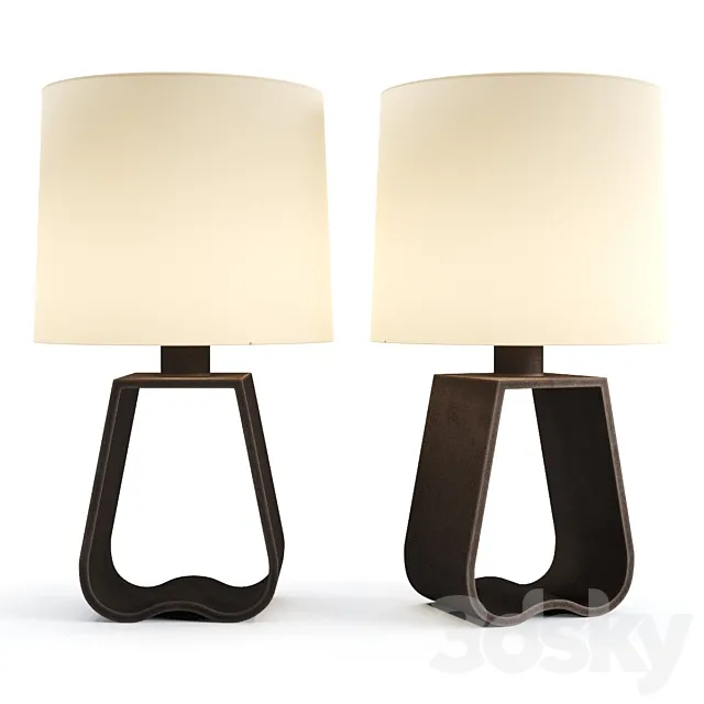 Liaigre lamp bocca 3D Model Liaigre lamp bocca 3D Model