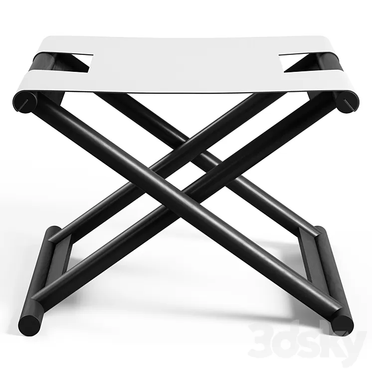 Liaigre – Stool Bazane 3D Model Liaigre – Stool Bazane 3D Model