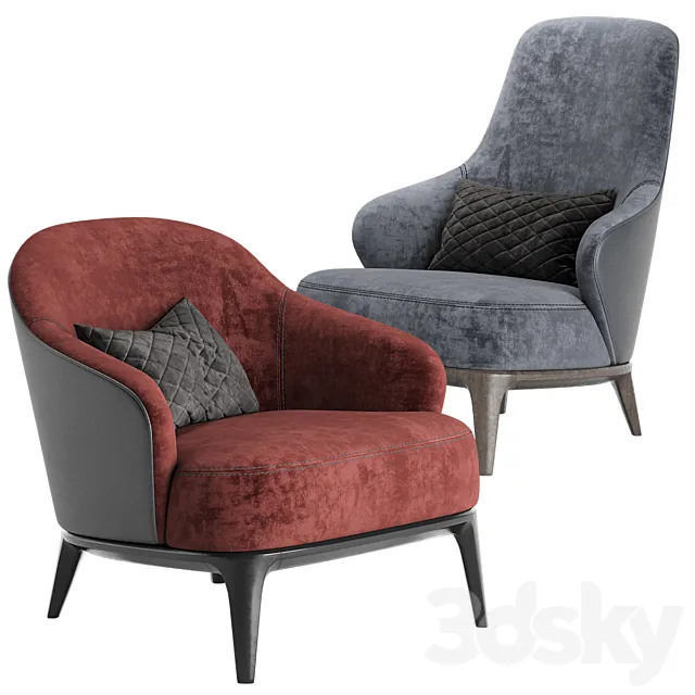 LIAM ELIS Armchair 3D Model LIAM ELIS Armchair 3D Model