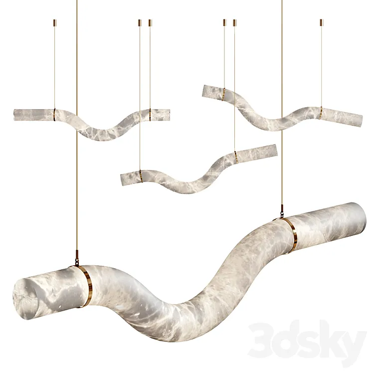 LIBERTY D Pendant light 3D Model Free Download