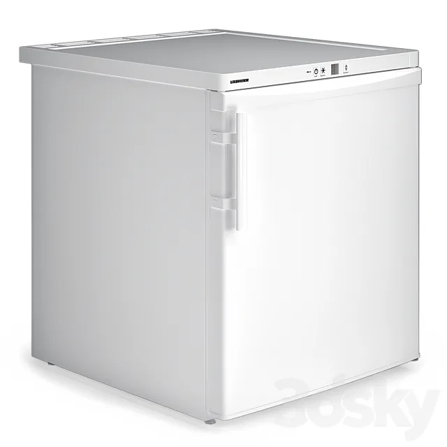 Liebheer Refrigerator GX 823 3D Model Liebheer Refrigerator GX 823 3D Model