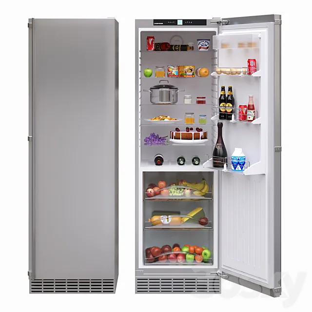 Liebherr RB 1410 fridge 3D Model