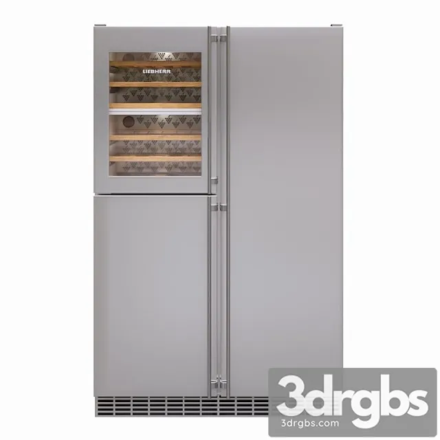 Liebherr wf 1061 and rb 1410 combined 2 3D Model Download