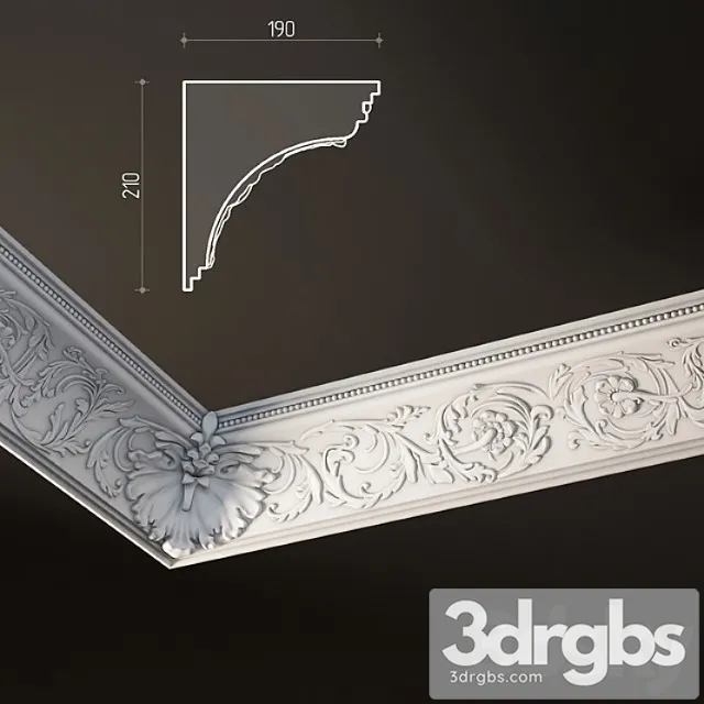 Liepnoi Ghipsovyi Karniz 3D Model Download Liepnoi Ghipsovyi Karniz 3D Model Download