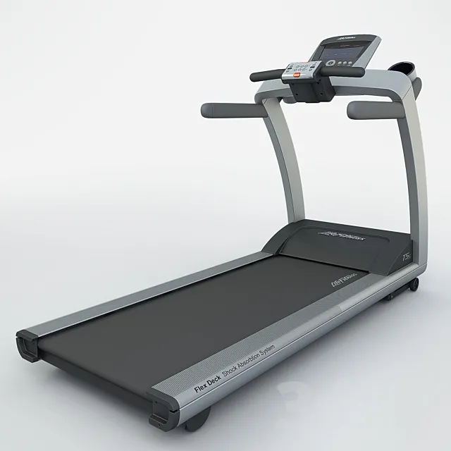 Life Fitness Treadmill 3DModel