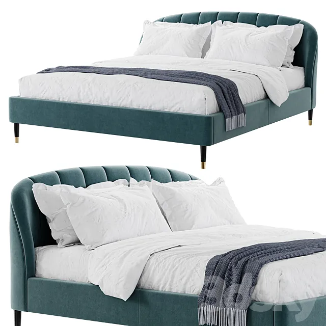 Life Interiors _ Mabel King Bed 3DModel Life Interiors _ Mabel King Bed 3DModel