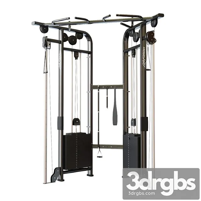 Lifefitness signature series dual adjustable pulley 3D Model Download