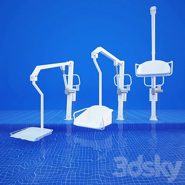 Lift for the pool 3D Model Lift for the pool 3D Model