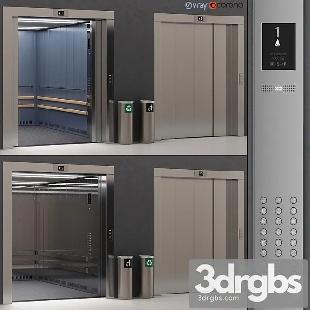 Lift kone transys (kds 300) 3D Model Download