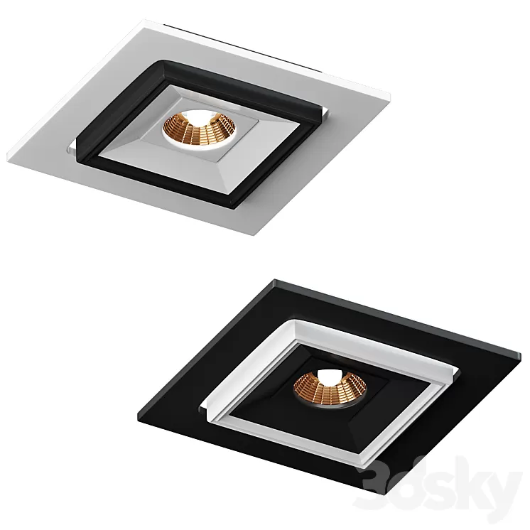 Light LED Spotlights No. 17 3D Model