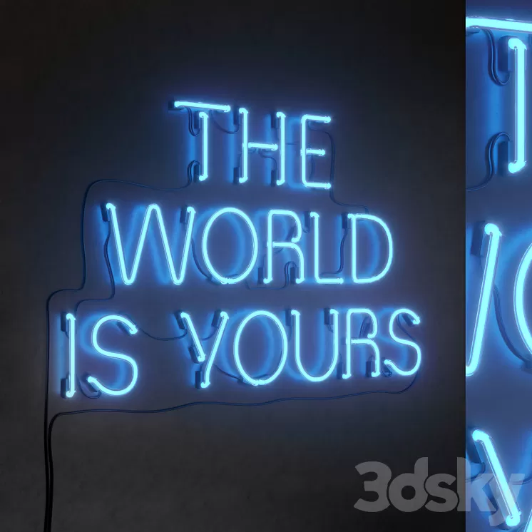 Light modules Set 100 Neon 3D Model Free Download Light modules Set 100 Neon 3D Model Free Download