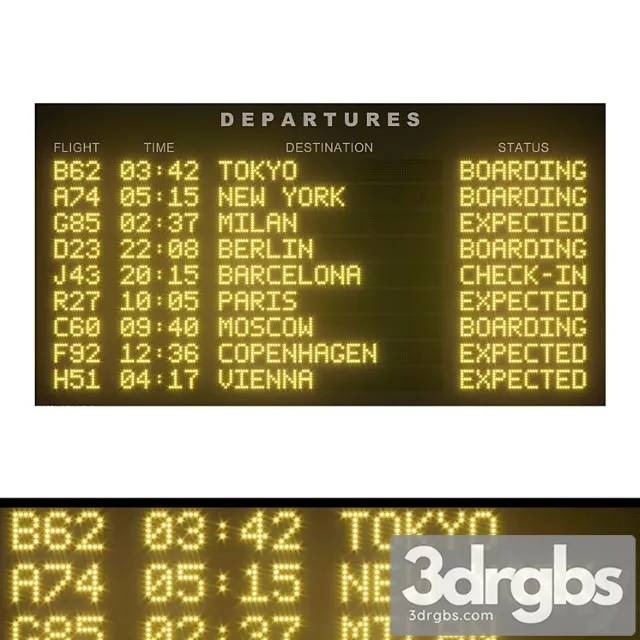 Light modules set 105 3D Model Download Light modules set 105 3D Model Download