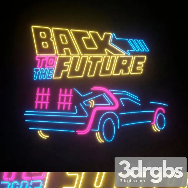 Light modules set 110 neon back to the future Light modules set 110 neon back to the future