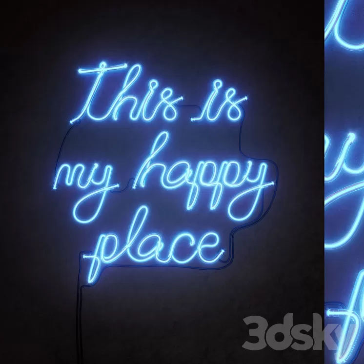 Light modules Set 141 Neon 3D Model