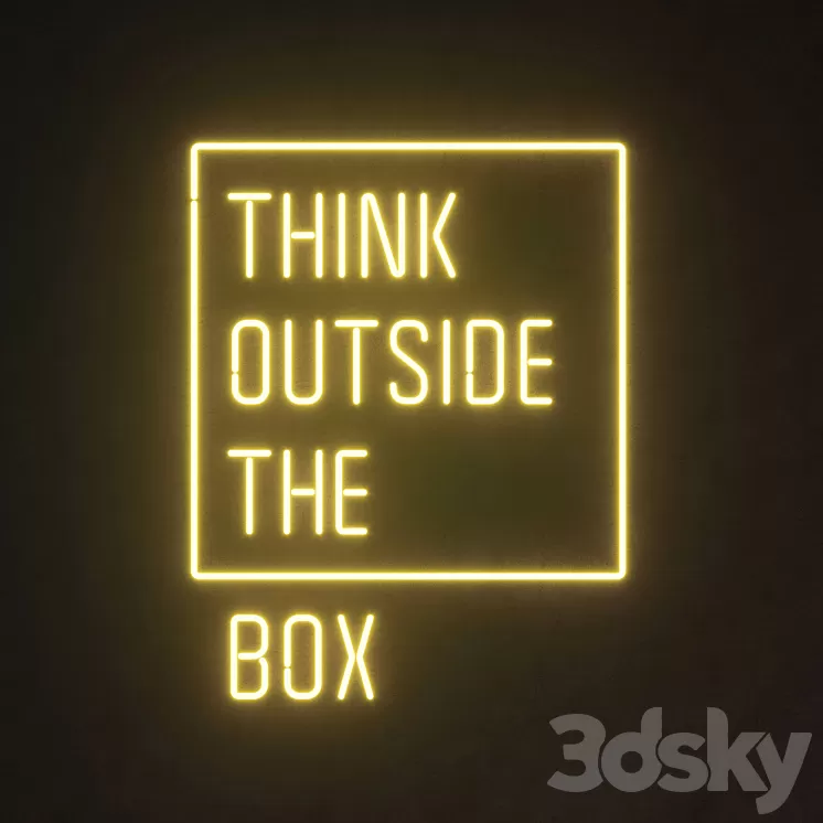 Light modules. Set 52. Neon 3D Model