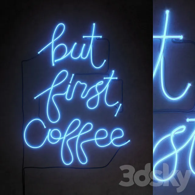 Light modules Set 64 Neon 3D Model