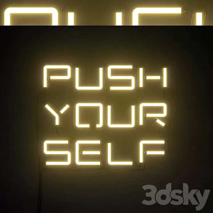 Light modules Set 78 Neon 3D Model