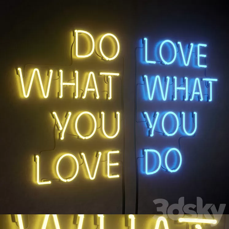 Light modules Set 89 Neon 3D Model Free Download Light modules Set 89 Neon 3D Model Free Download