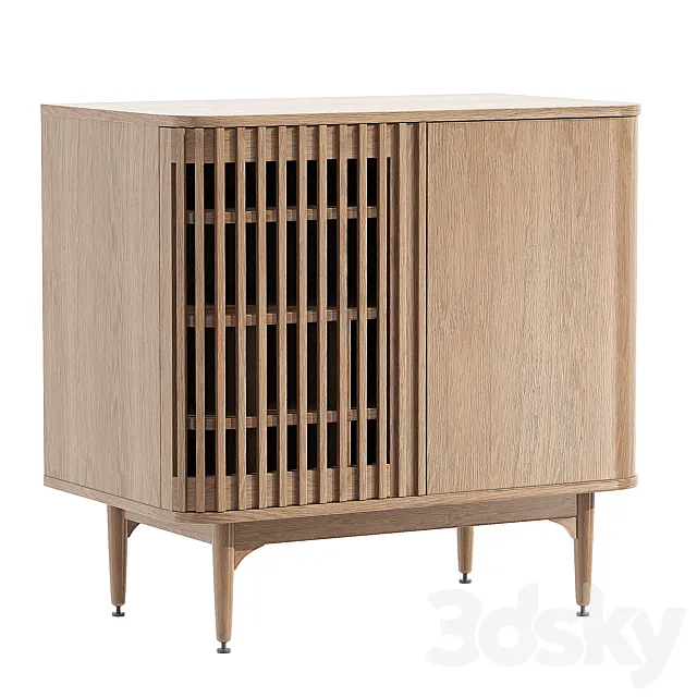 Light Oak Drink Cabinet 3D Model Light Oak Drink Cabinet 3D Model