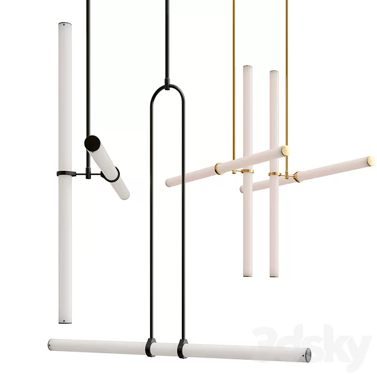 Light Object 018 and 019 by Naama Hofman 3D Model Free Download