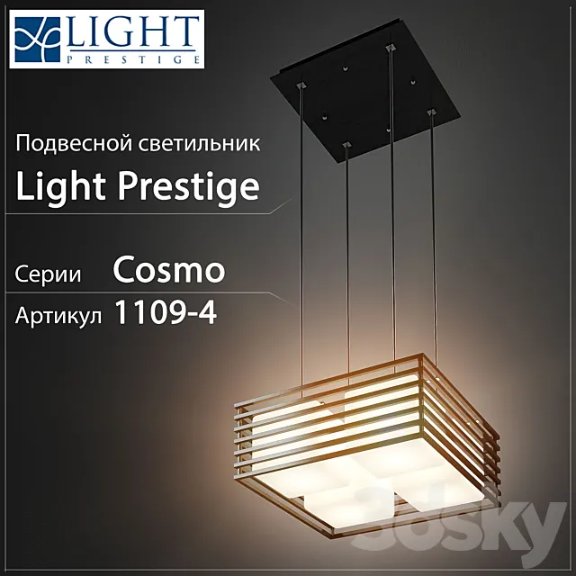 Light Prestige Cosmo 1109-4 3DModel Light Prestige Cosmo 1109-4 3DModel