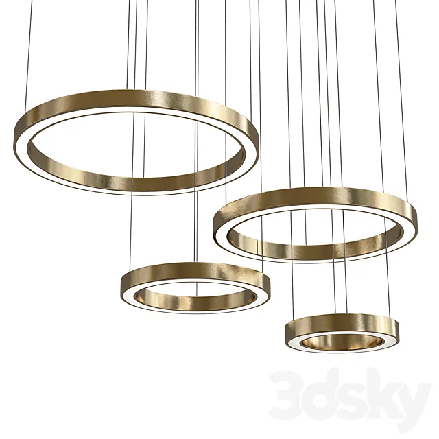 Light ring horizontal 3D Model