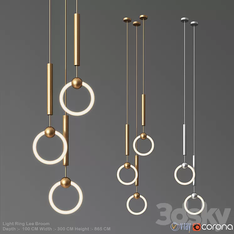 Light Ring Lee Broom 3D Model Light Ring Lee Broom 3D Model