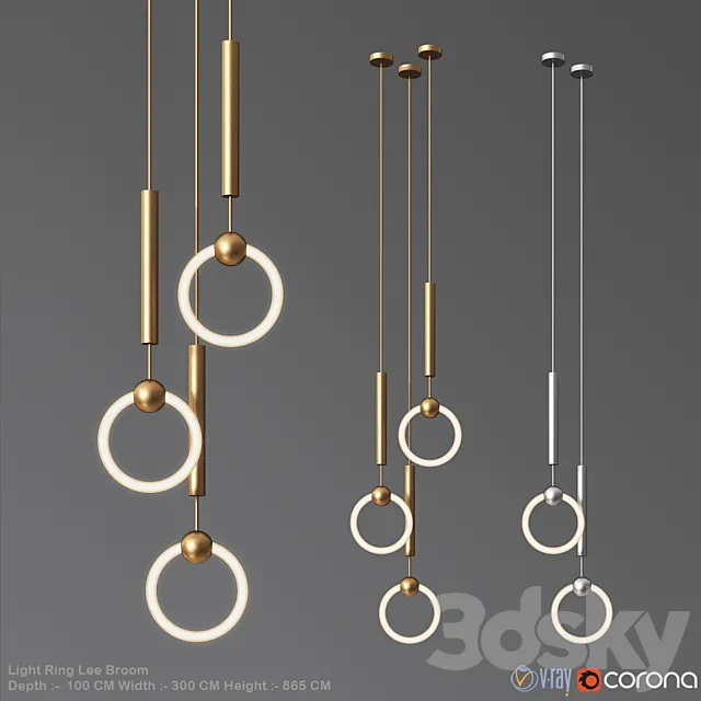 Light Ring Lee Broom 3DModel