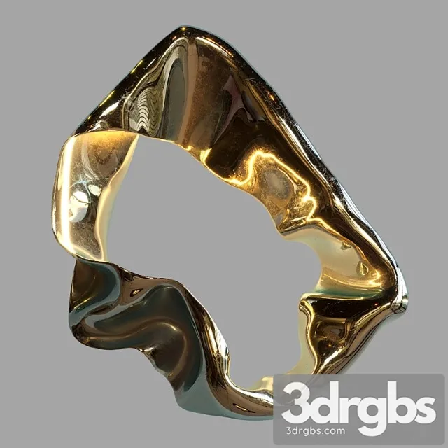 Light sculpture vargov design – ribbon (wall)