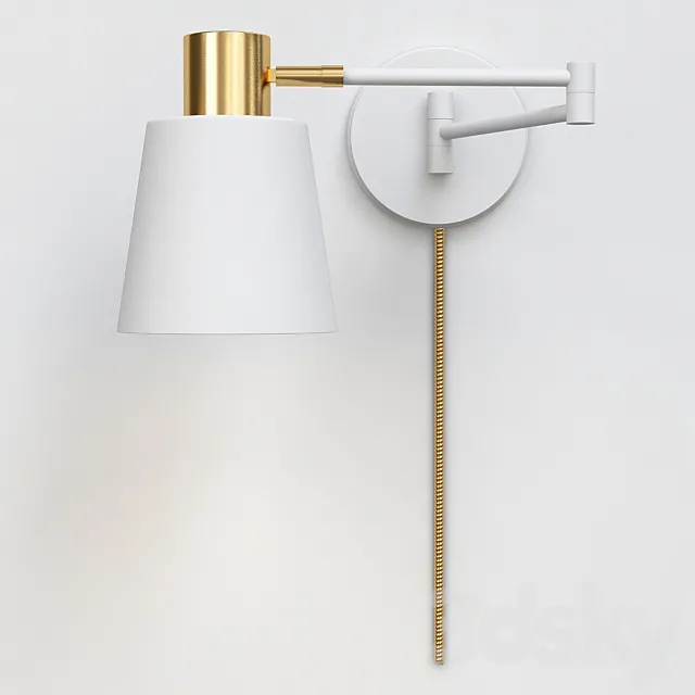 Light Society Alexi Plug-in Wall Sconce 3D Model