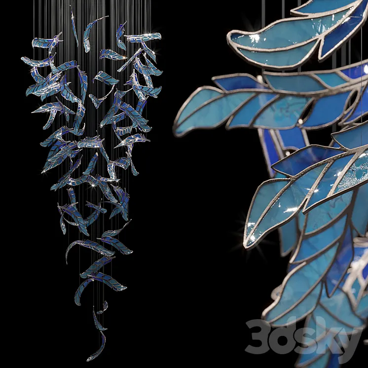 Light stained glass Vargov Design – Airy 3D Model Free Download
