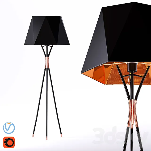 Lightery floor lamp 3D Model