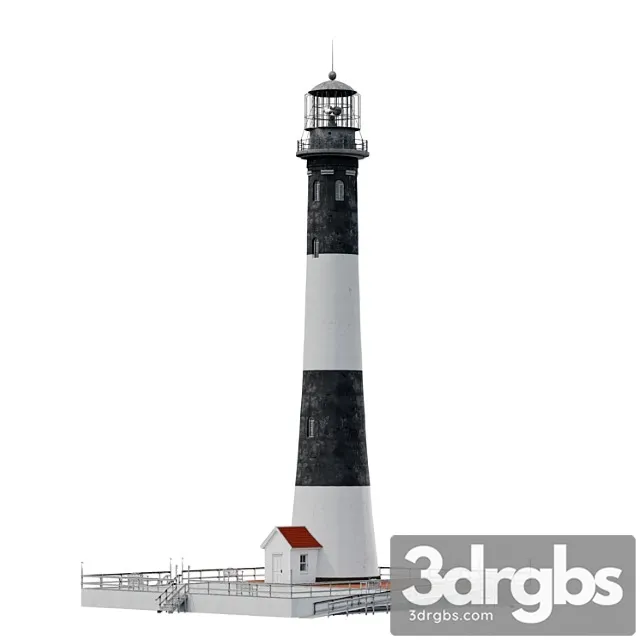 Lighthouse Fireisland Lighthouse 3D Model Download