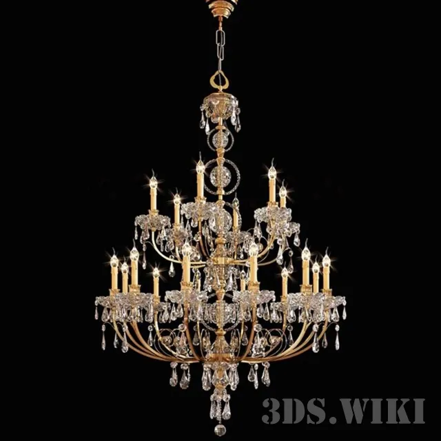 lighting – Almerich 2435 classic chandelier 3D Model lighting – Almerich 2435 classic chandelier 3D Model