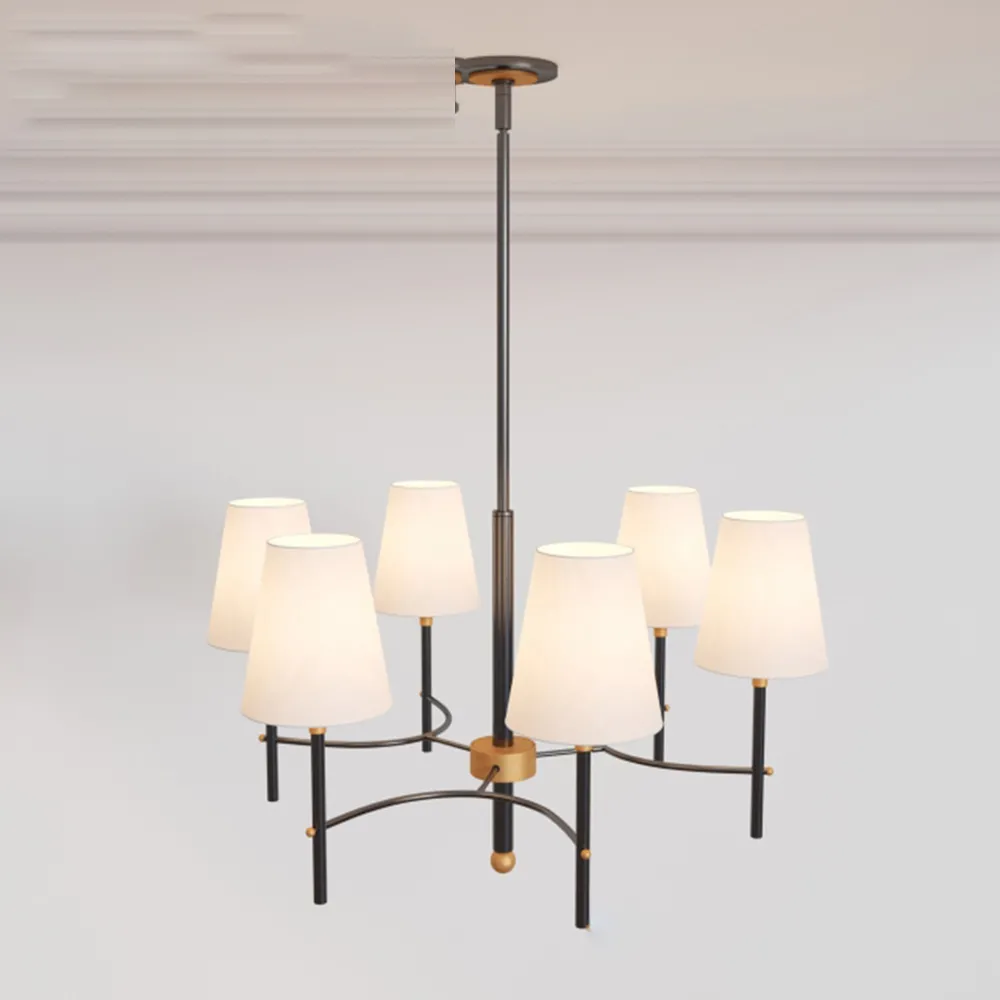 lighting – Arc Mid-Century Chandelier – 6-Light 3D Model